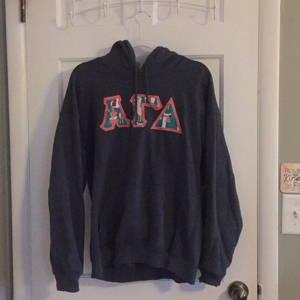 Hooded Αlpha Gamma Delta Sweatshirt